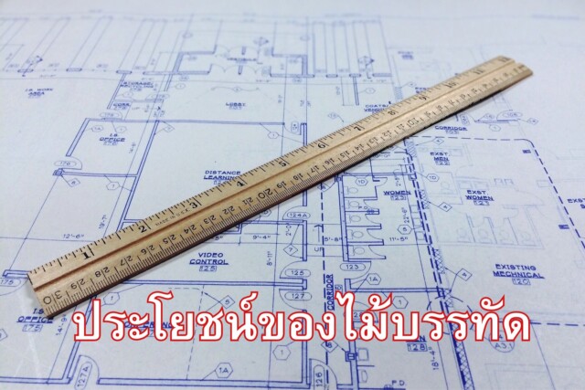 ประโยชน์ของไม้บรรทัด