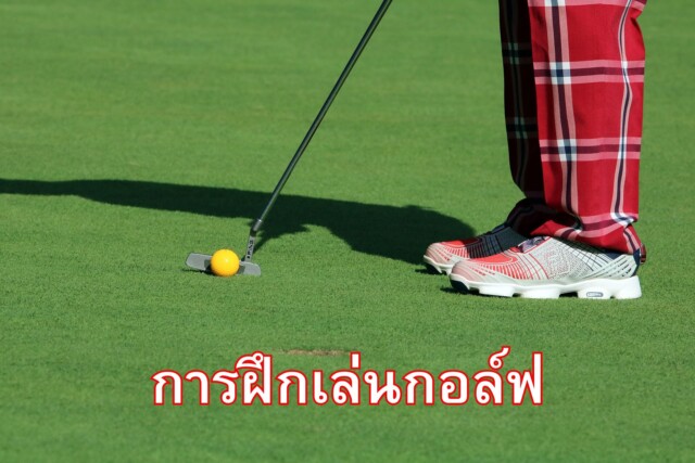 การฝึกเล่นกอล์ฟ