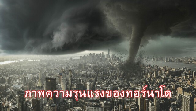 ภาพความรุนแรงของทอร์นาโด
