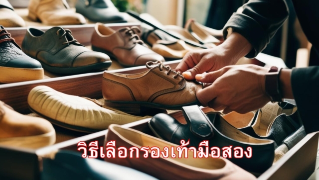 วิธีเลือกรองเท้ามือสอง
