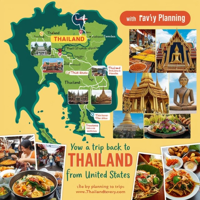 สถานที่เที่ยวในประเทศไทยหลังกลับจากสหรัฐ