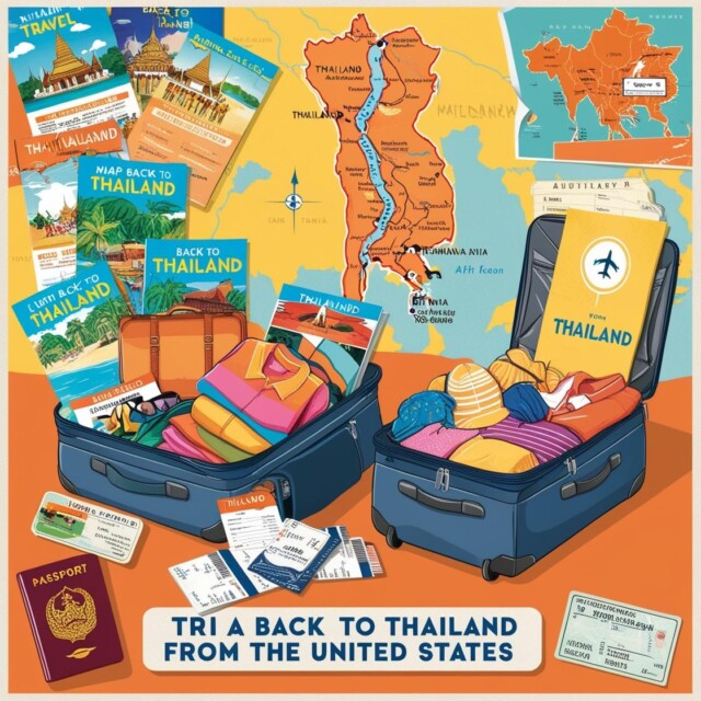 วางแผนการเดินทางกลับประเทศไทยจากสหรัฐอเมริกา
