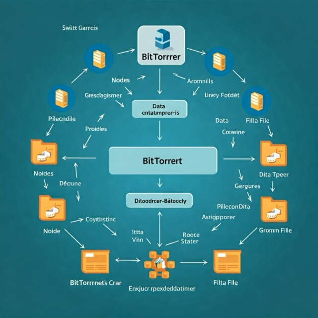 หลักการทำงานของ BitTorrent