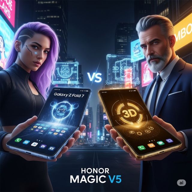 ศึกชิงบัลลังก์จอพับ: Samsung Galaxy Z Fold 7 ปะทะ Honor Magic V5 ใครคือที่สุดแห่งนวัตกรรมปี 2025