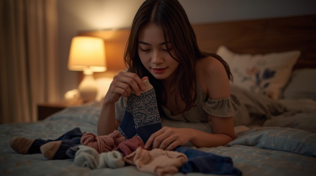 ข้อดีของการใส่ถุงเท้านอน