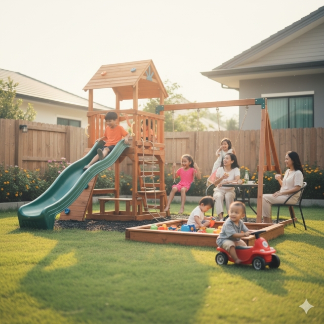 สิ่งที่ควรระวังในสนามเด็กเล่น ต้องมีผู้ใหญ่เฝ้าดู