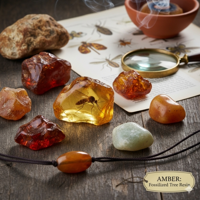อำพัน (Amber): อัญมณีอินทรีย์จากกาลเวลา ไขความลับและประโยชน์อันน่าทึ่ง