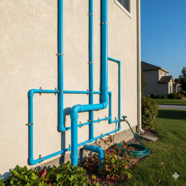 ท่อ PVC สีฟ้า (Blue PVC Pipe)