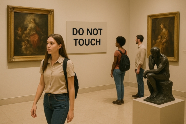คู่มือผู้เข้าชม: มารยาทและข้อควรระวังในการเยี่ยมชมพิพิธภัณฑ์