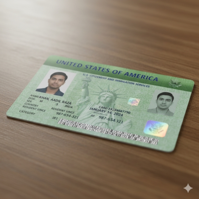 การต่ออายุใบเขียว (Green Card) ของสหรัฐอเมริกาในปี 2025