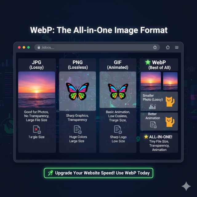 ไฟล์ WebP คืออะไร? "ตัวจบ" แห่งวงการภาพบนเว็บ ที่รวมทุกอย่างในหนึ่งเดียว