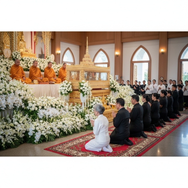 การเดินทางครั้งสุดท้าย: ความหมายและธรรมเนียม "การไว้อาลัย" ในวัฒนธรรมไทย