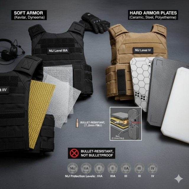 เสื้อเกราะกันกระสุน (Bulletproof Vest / Body Armor): เกราะป้องกันชีวิตในสถานการณ์อันตราย