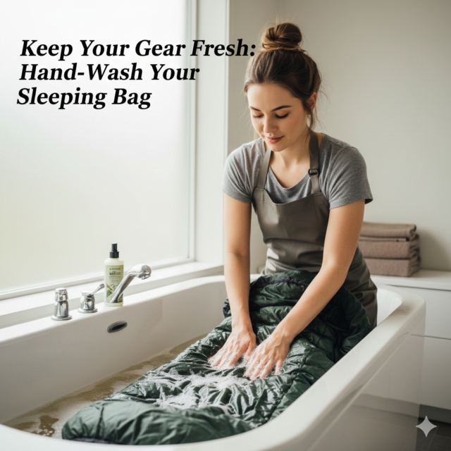 วิธีทำความสะอาดถุงนอนอย่างถูกวิธี (How to Clean Your Sleeping Bag Properly)