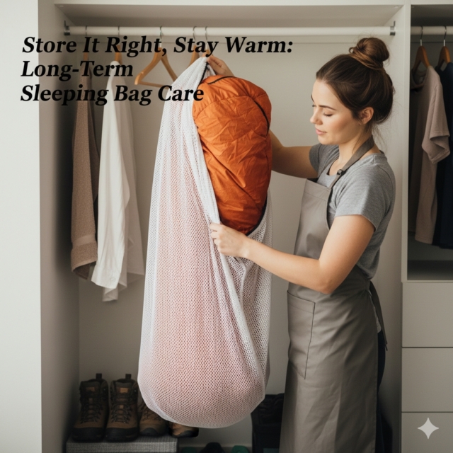 วิธีเก็บถุงนอนที่ถูกต้อง (How to Store Your Sleeping Bag Properly)