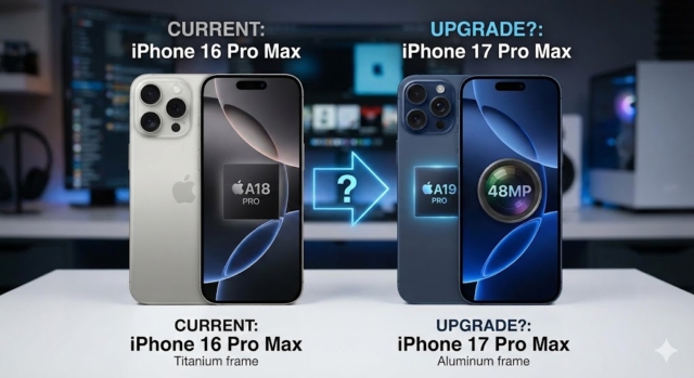 เปรียบเทียบ iPhone 16 Pro Max กับ iPhone 17 Pro Max
